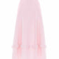 Pointelle Trim Knit Skirt