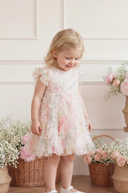Pompadour Garden Rosella Baby Dress