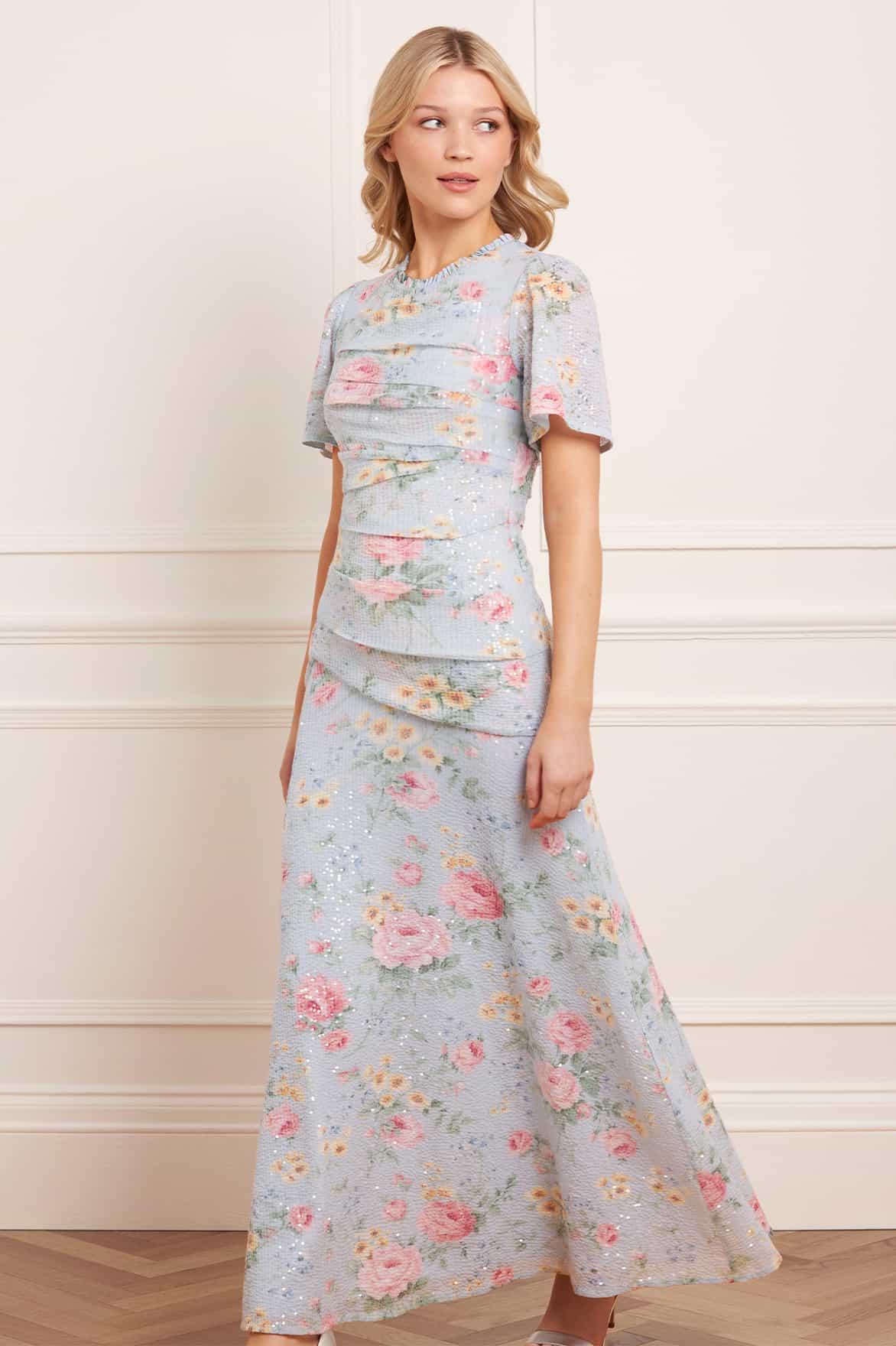 Pompadour Garden Sequin Gown