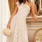 Posy Pirouette One-Shoulder Ankle Gown