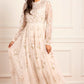 Posy Round Neck Gown