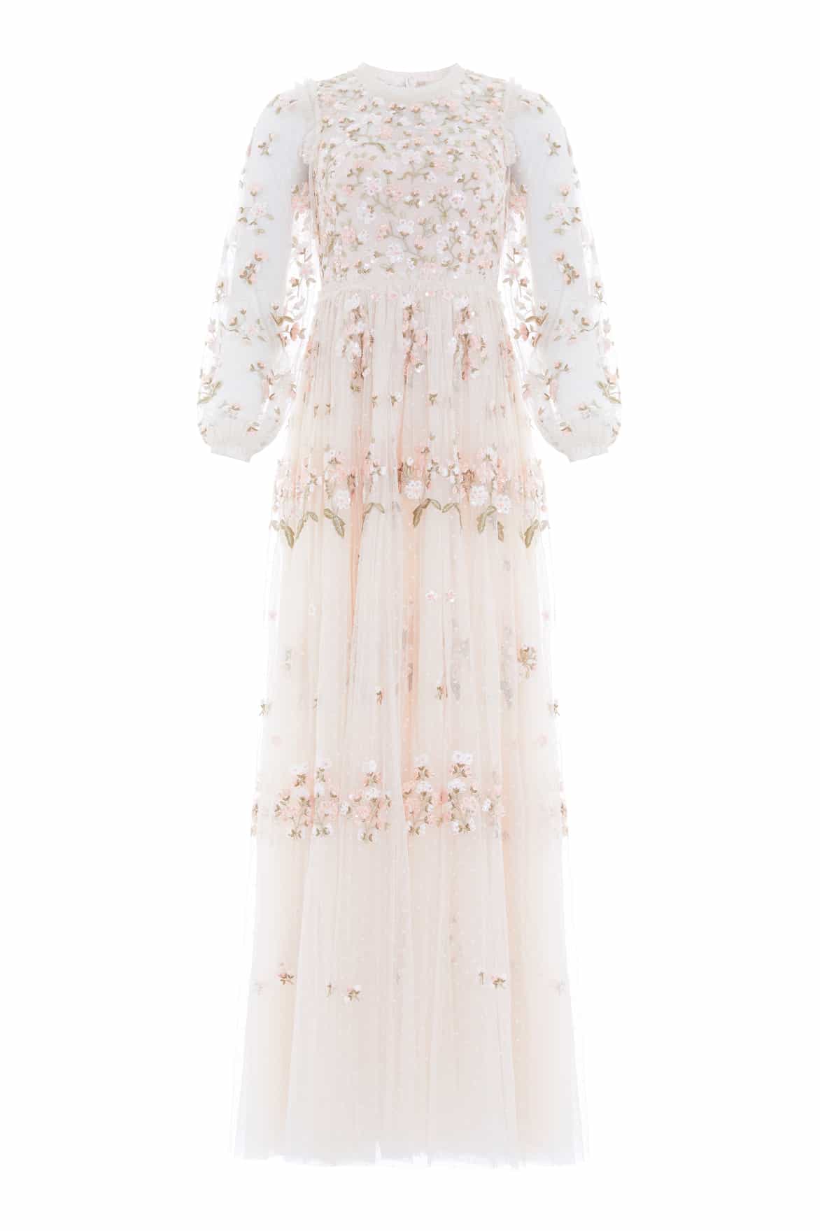 Posy Round Neck Gown