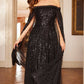 Raindrop Cape Ankle Gown
