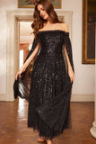 Raindrop Cape Ankle Gown