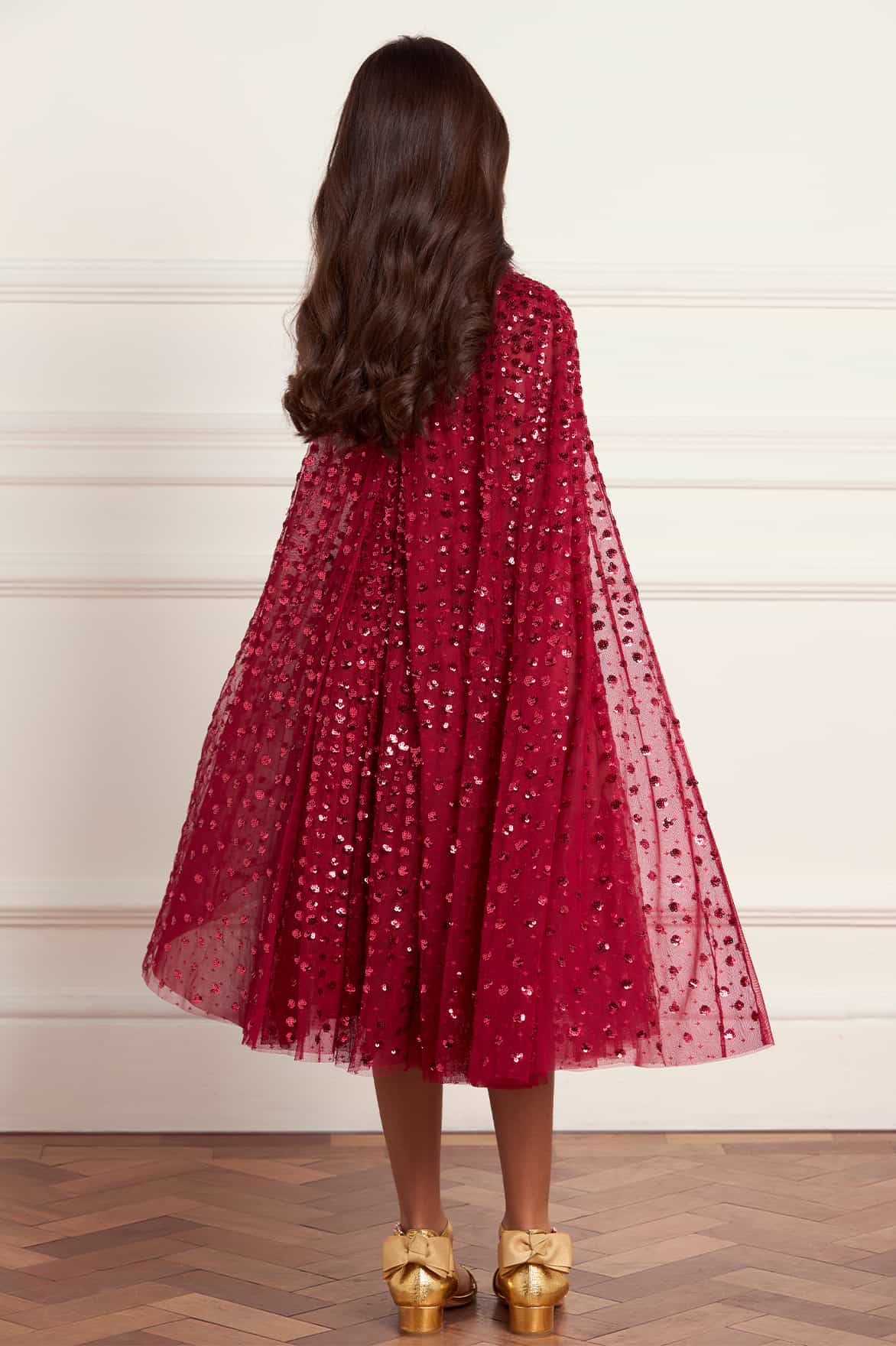 Raindrop Cape Kids Dress