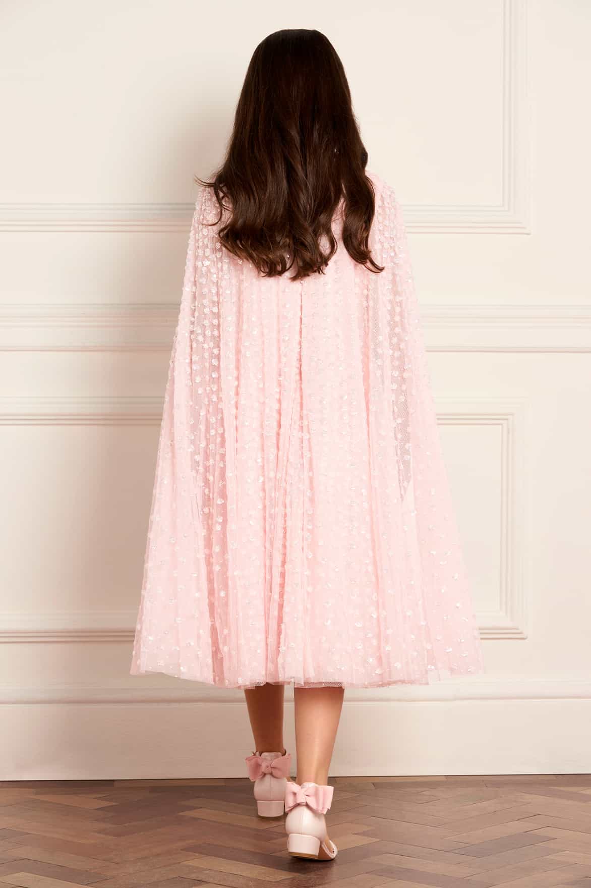 Raindrop Cape Kids Dress
