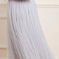 Ribbon Bouquet Bodice Ankle Gown