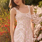 Ribbon Heart Scoop Neck Ballerina Dress