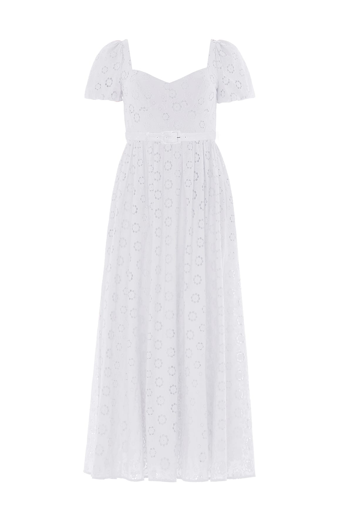 Romilly Cotton Broderie Ankle Gown