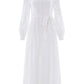 Romilly Cotton Broderie Long Sleeve Shirt Dress