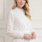 Romilly Cotton Broderie Long Sleeve Shirt Dress