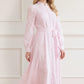 Romilly Cotton Broderie Long Sleeve Shirt Dress