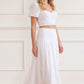 Romilly Cotton Broderie Ankle Skirt