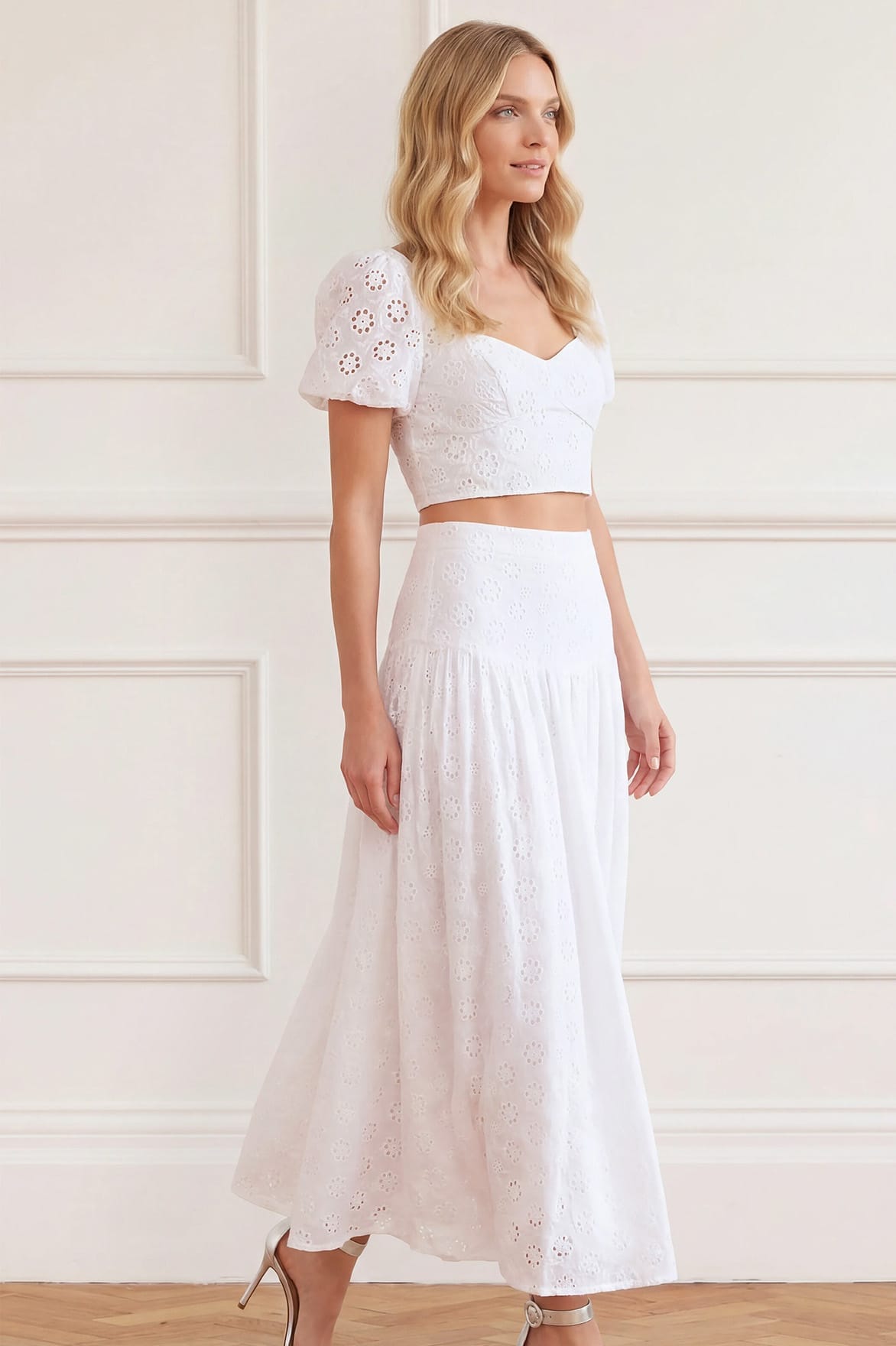 Romilly Cotton Broderie Top