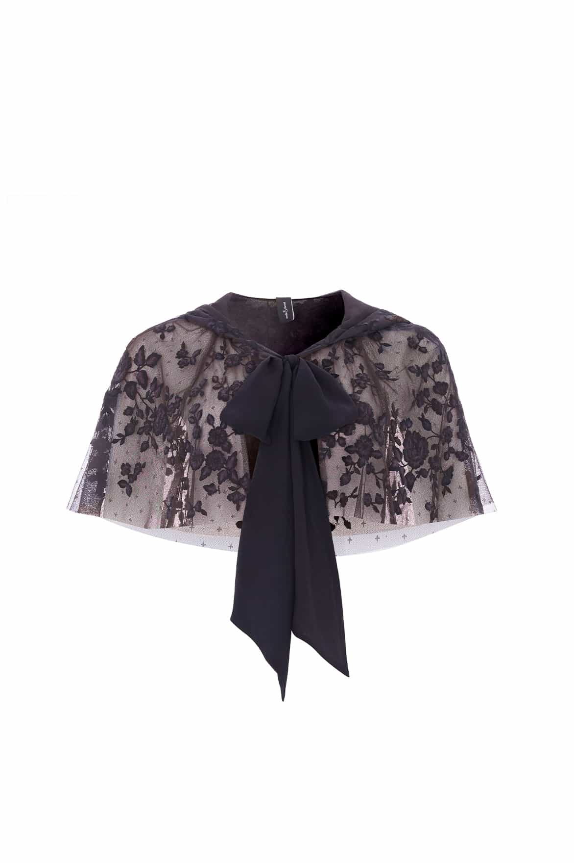 Rosa Hooded Short Cape