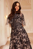 Rosa Hooded Short Cape