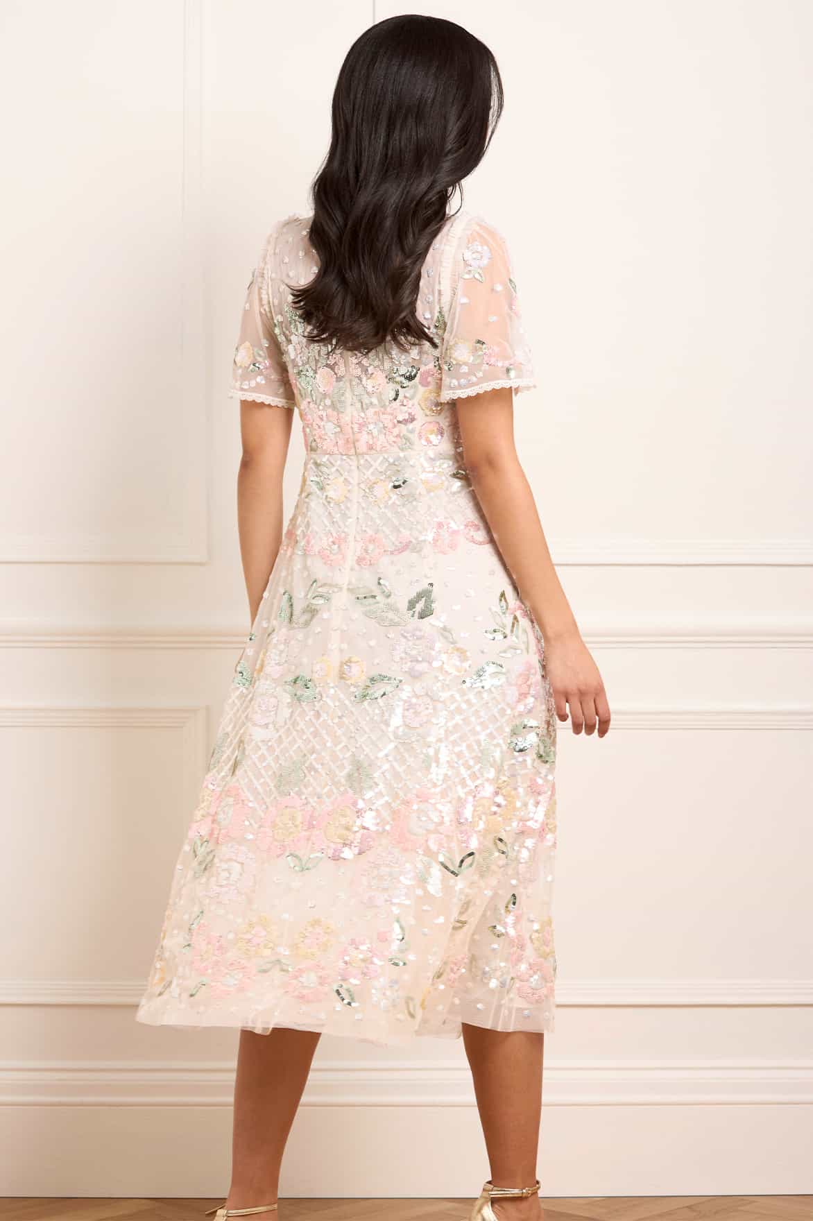 Rosalie Short Sleeve Ballerina Dress