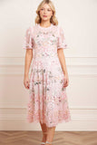 Rosalie Short Sleeve Ballerina Dress