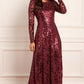 Rosanna Lattice Round Neck Gown