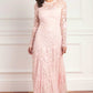 Rosa Round Neck Ankle Gown