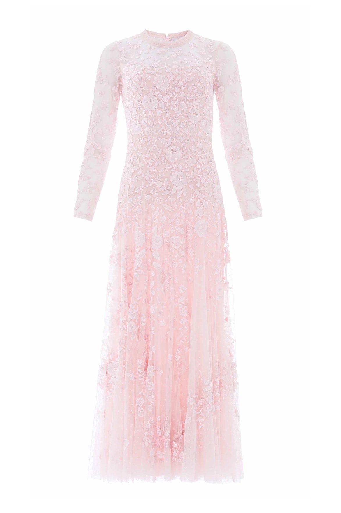 Rosa Round Neck Ankle Gown