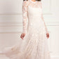 Rosa Round Neck Ankle Gown