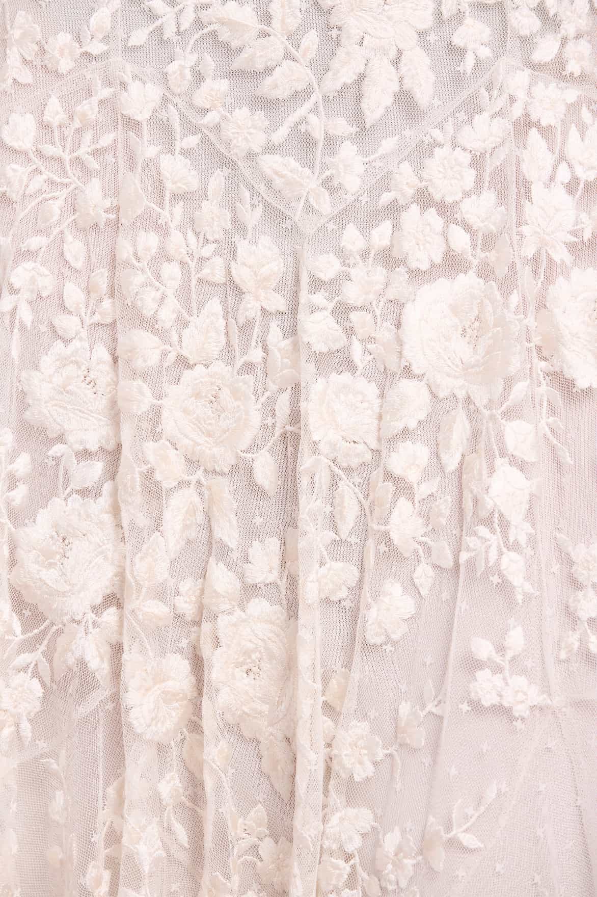 Rosa Round Neck Ankle Gown