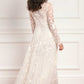 Rosa Round Neck Ankle Gown