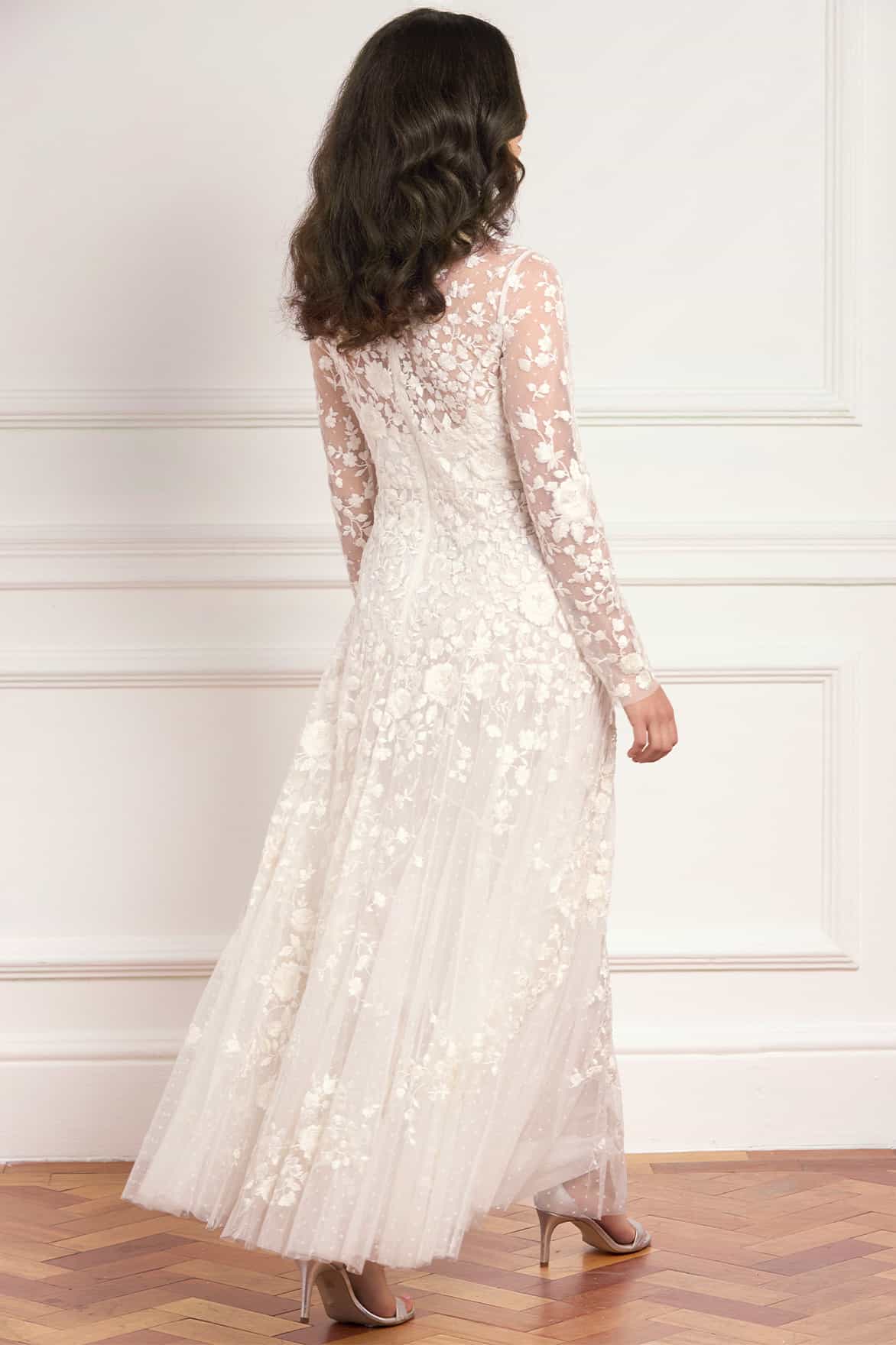 Rosa Round Neck Ankle Gown