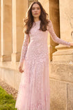 Rosa Round Neck Ankle Gown