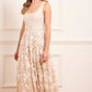 Rosa Scoop Neck Ankle Gown
