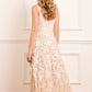 Rosa Scoop Neck Ankle Gown