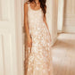 Rosa Scoop Neck Ankle Gown