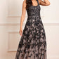 Rosa Scoop Neck Ankle Gown