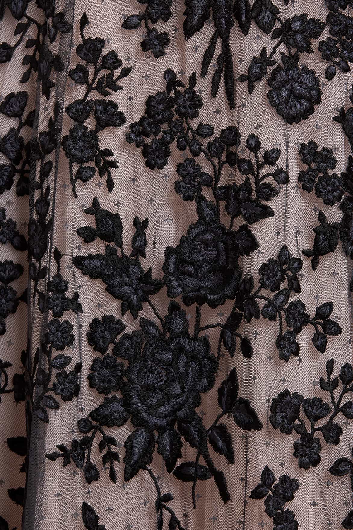 Rosa Scoop Neck Ankle Gown