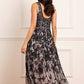 Rosa Scoop Neck Ankle Gown