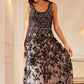 Rosa Scoop Neck Ankle Gown