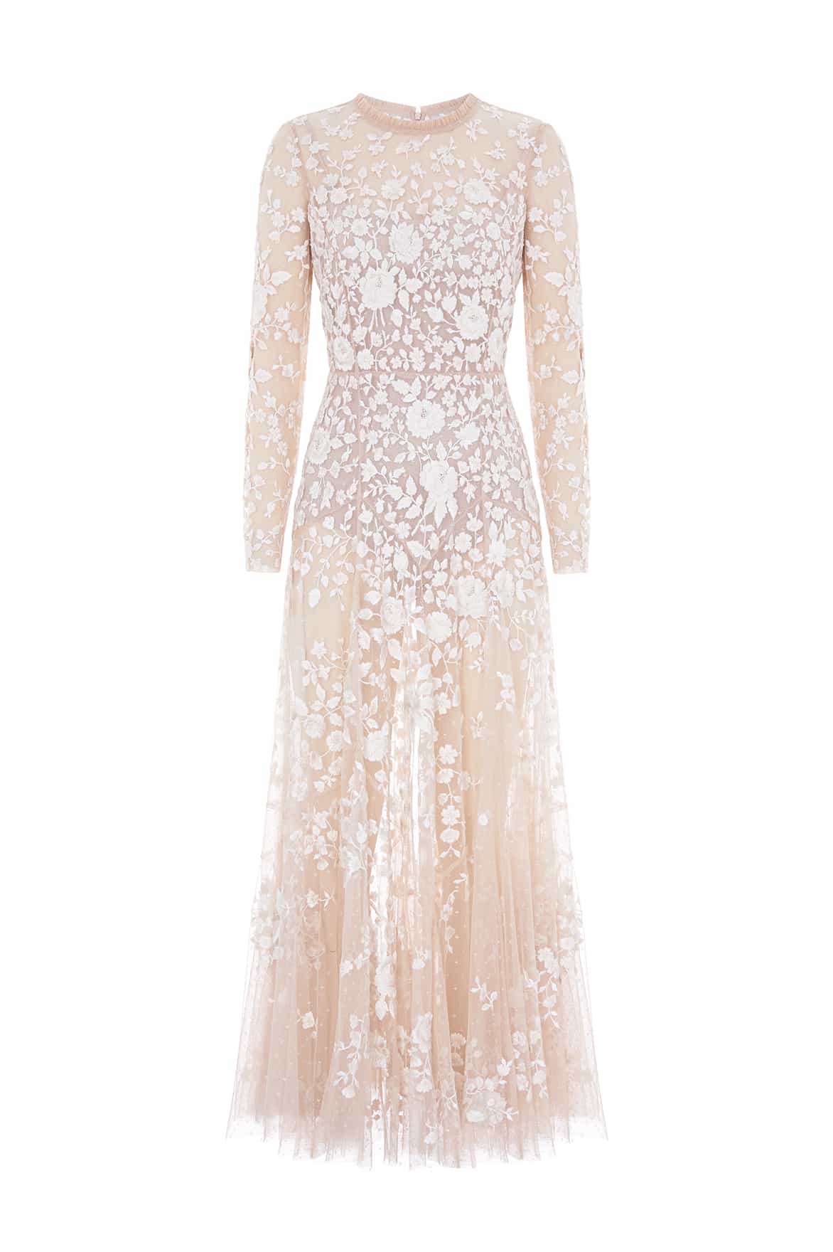 Rosa Sheer Ankle Gown