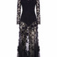 Rosa Sheer Ankle Gown