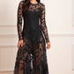 Rosa Sheer Ankle Gown