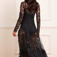 Rosa Sheer Ankle Gown