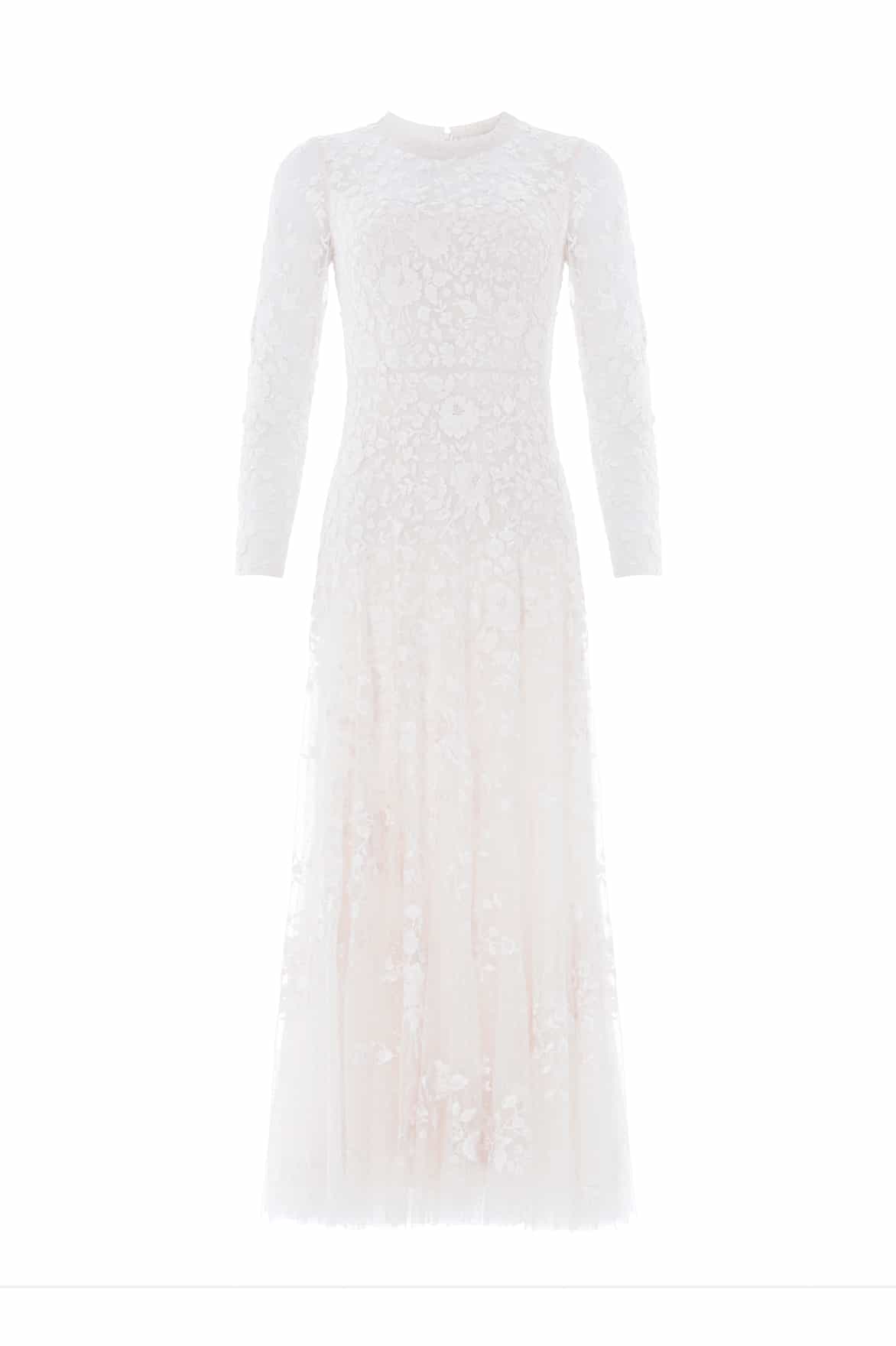 Rosa Sheer Ankle Gown