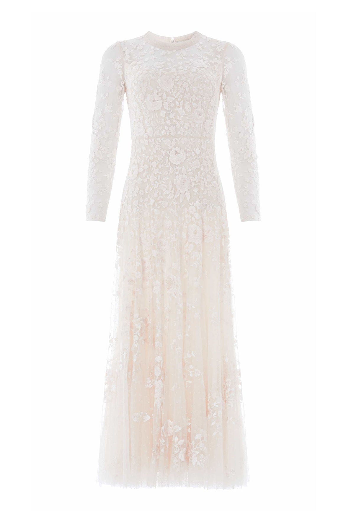 Rosa Round Neck Ankle Gown