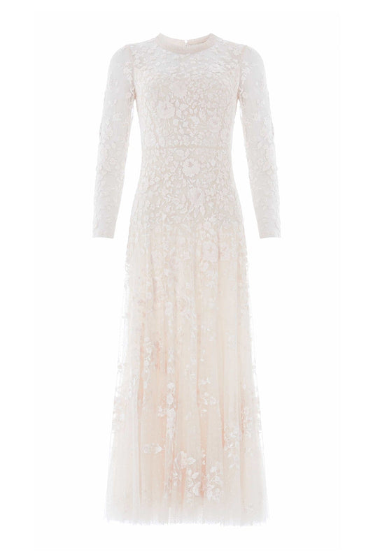 Rosa Round Neck Ankle Gown