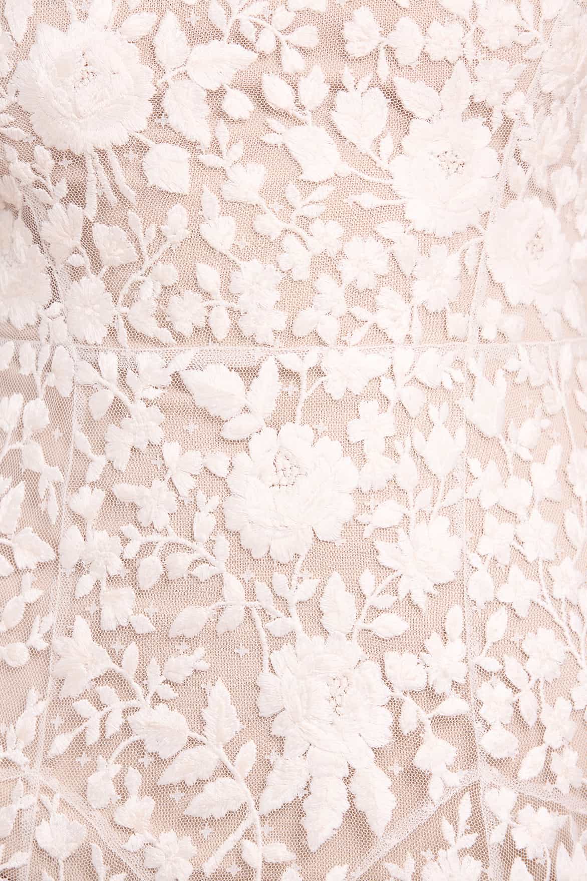 Rosa Sheer Ankle Gown