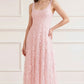 Rosa Sleeveless Scoop Neck Ankle Gown