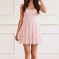 Rosa Sleeveless Scoop Neck Micro Mini Dress