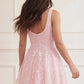Rosa Sleeveless Scoop Neck Micro Mini Dress