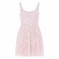 Rosa Sleeveless Scoop Neck Micro Mini Dress