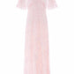 Rosa V-Neck Cape Gown
